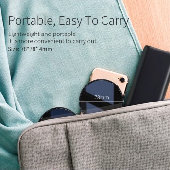 Essager 10W Qi Wireless Charger for iPhone X XS Max 8 Samsung S9 Huawei P20 Pro Glass Wirless Charger Fast Wireless Charging Pad