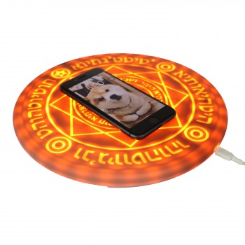Portable QI Fast Charger Wireless Charging Pad Quick charger 10w 5w For iPhone X Samsung galaxy S8 Magic Array Wireless Charger