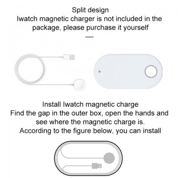 !ACCEZZ 3 in 1 10W 7.5W QI Fast Wireless Charging For iphone 8 8P Plus X XS MAX XR Quick Charge For Apple Watch AirPods Charger