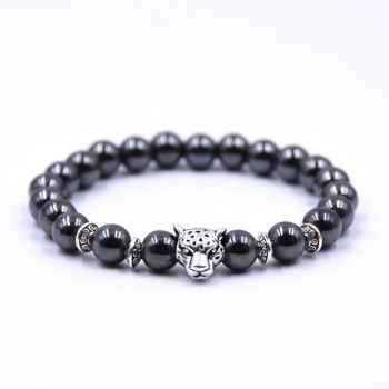 Buddha Bracelet Men Bracelets For Women Pulseira Masculina Mens Jewelry Dragon Bileklik Pulseira 8mm Stone Beads Elastic Braslet