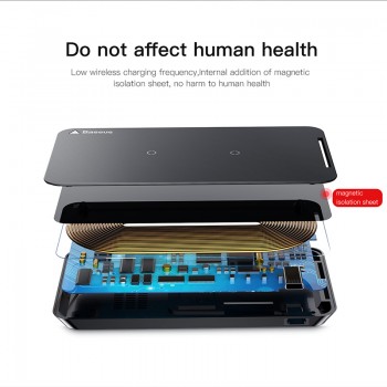 Baseus 10W Qi Wireless Charger For iPhone X XS Max XR Samsung S9 S8 Note 9 Fast Qi Wireless Safe Charging Desktop Charging Stand