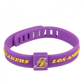 2018 Wholesale Favorite Basketball Team Sports Wristbands Silicone Fitness Size Can Adjustable Wristband Energy Bracelets