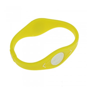 2pcs/set Charm Designer Power Energy Bracelet Bangles For Women Men Sport Wristbands Balance Ion Magnetic Therapy Silicone