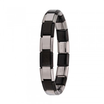 Hapiship 2018 Womens Jewelry 9mm Width Itanlian Elastic Charm Bracelet  Fashion Silver Stainless Steel Bangle ST-Silver