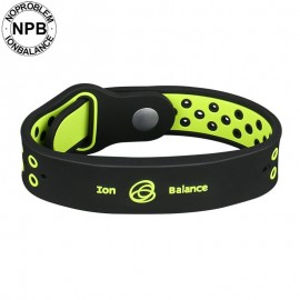 Noproblem antifatigue power fitness sports silicone ions balance tourmaline germanium charms bracelet wristband bangles