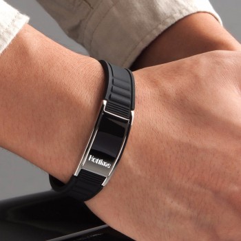 LITTLE FROG Power 2000 Ions Titanium Germanium Wristband Silicone Bracelet Balance Energy Balance Human Body 20019