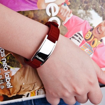 LITTLE FROG Power 2000 Ions Titanium Germanium Wristband Silicone Bracelet Balance Energy Balance Human Body 20019