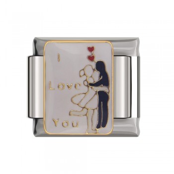 Hapiship 9mm Width Original Daisy Cake Jesus Christmas Lovers Police Italian Charm Fit Bracelet Stainless Steel Link Making DJ43