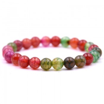 Natural Stone 8mm Beads Bracelets High Quality Tiger Eye Buddha Lava Round Beads Elasticity Rope Bracelets for women amp; men jewel
