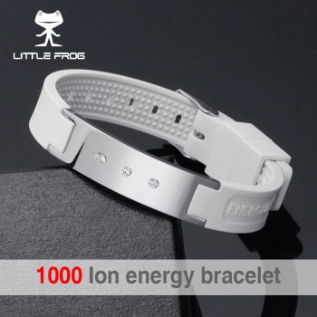 LITTLE FROG High Quality 4 in1 Energy Power Wristbands Silicone Fitness Size Can Adjustable Wristband Banlance Bracelets Bangles