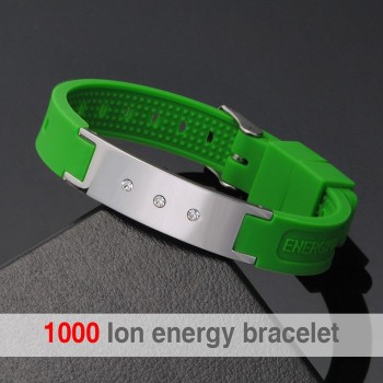 LITTLE FROG High Quality 4 in1 Energy Power Wristbands Silicone Fitness Size Can Adjustable Wristband Banlance Bracelets Bangles