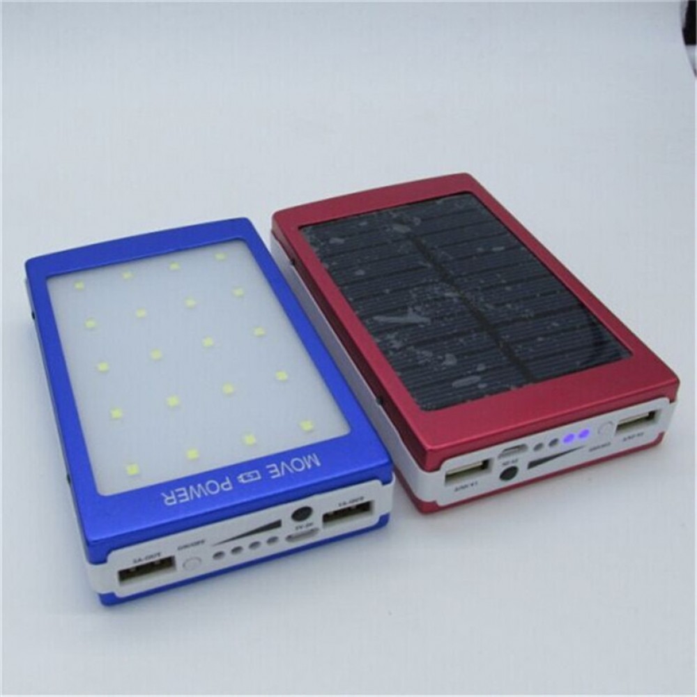 10pc Solar Power Bank Camping lamp charger nesting accessories diy box shell External Charger Powerbank for Digital product