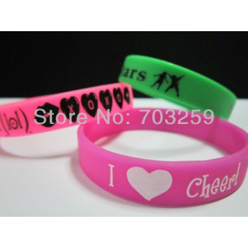 100pcs lot custom silicone bracelets for party egen promotions personalized writing on wristbands