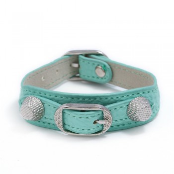2018 New Metal Joker Concise Rivet Belt Buckle Personality Fashion Leather Bracelet For Women Jewelry Gift