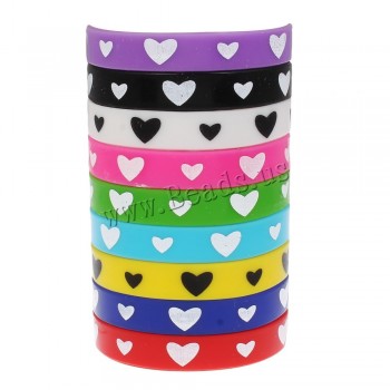 YYW Unisex Turret Games Silicone Heart Jesus Best Friend Star Bracelets Bangles Rubber Flexible Friendship Wristband Bracelets