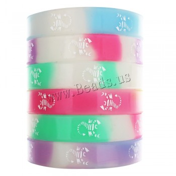 YYW Unisex Turret Games Silicone Heart Jesus Best Friend Star Bracelets Bangles Rubber Flexible Friendship Wristband Bracelets