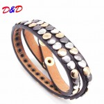 Damp;D Fashion Multiple Layers Charm Bracelet For Women Vintage Leather Bracelets amp; Bangle Femme Party Jewelry Wholesale