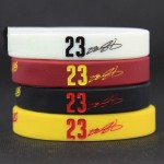 Mens Silicone Basketball Bracelets Lebron James Sport Energy Balance Wristband Power Bangle