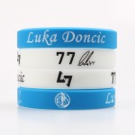 1PC Luka Doncic silicone bracelet 77 Mavericks basketball player silicone wristband adult kids sizes sport jewery rookie season