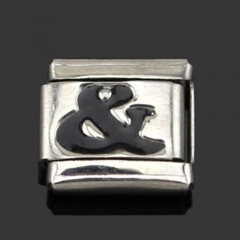 1Pcs 9mm Width Original Daisy Orange White Love Faith Hope Dream Letter Charm Fit Bracelet Stainless Steel Jewelry  Making DJ02
