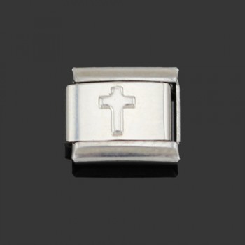 1Pcs 9mm Width Original Daisy Orange White Love Faith Hope Dream Letter Charm Fit Bracelet Stainless Steel Jewelry  Making DJ02