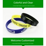 Welcome Customize Silicone Bracelet Your Own Design or Business Logo Wristband Bracelet Create Fashion Jewelry Womenamp;Men Gift