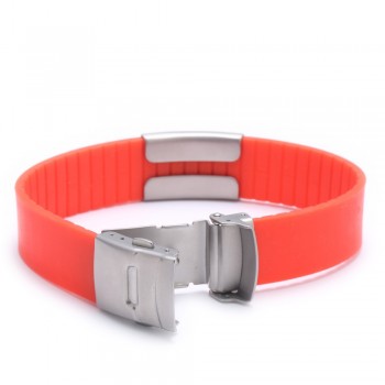 Custom Children ID Bracelet Child Engraved Identification Bracelets Baby SOS Wrist Band Kids Boys ID Safety Silicone Wristbands