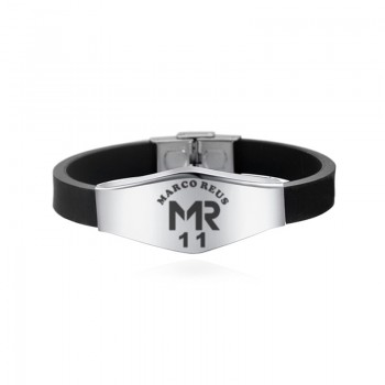 Canuomen Football Star Bracelets Famous Soccer Player Beckham Messi Stainless Steel Adjustable ID Bracelets Man Boy Bracelet