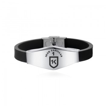 Canuomen Football Star Bracelets Famous Soccer Player Beckham Messi Stainless Steel Adjustable ID Bracelets Man Boy Bracelet