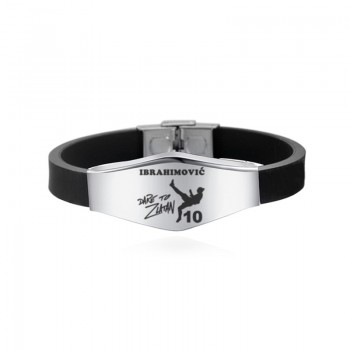 Canuomen Football Star Bracelets Famous Soccer Player Beckham Messi Stainless Steel Adjustable ID Bracelets Man Boy Bracelet