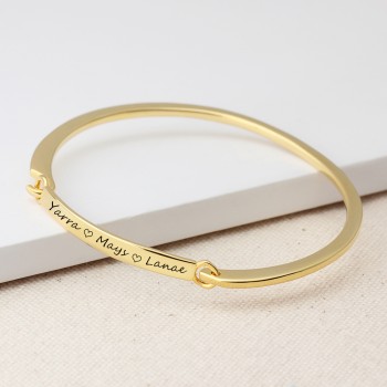 Personalized ID Braceles Customize Engrave Name 2 Colors Fashion Bracelets amp; Bangles For Women (JewelOra BA102095)