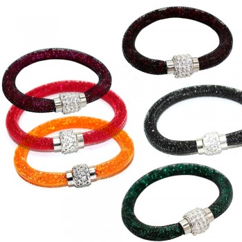 Bio Magnetic Mesh Tube Bracelets Weight Loss Bracelet Slimming Healthy Stimulating Acupoints Bracelet Magnetic Therapy #231047