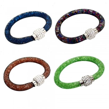 Bio Magnetic Mesh Tube Bracelets Weight Loss Bracelet Slimming Healthy Stimulating Acupoints Bracelet Magnetic Therapy #231047