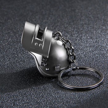 PUBG Keychain Battle Grounds Keychain Helmet Pan 98K Gun Alloy Keyring Jewelry FPS Game Fans Gift llaveros mujer brelok