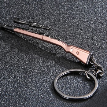 PUBG Keychain Battle Grounds Keychain Helmet Pan 98K Gun Alloy Keyring Jewelry FPS Game Fans Gift llaveros mujer brelok