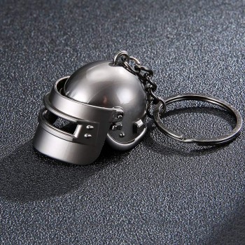 PUBG Keychain Battle Grounds Keychain Helmet Pan 98K Gun Alloy Keyring Jewelry FPS Game Fans Gift llaveros mujer brelok