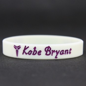 Mens Silicone Basketball Bracelets Lakers Kobe Bryant Sport Energy Balance Wristband Power Bangle