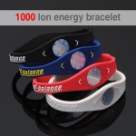 1000 ion Bio Elements Energy Bracelet Silicone Bracelet with Hologram Bracelets Power Bands Balance Energy Wristband With Retail