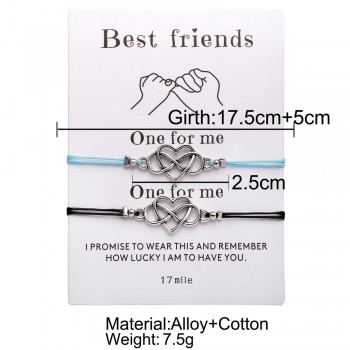 IF YOU Forever Love Friendship Charm Bracelets For Woman Lovers Men Wish Rope Red String Couple Bracelet Best friend Jewelry