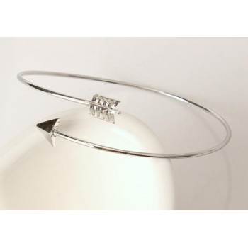 Gothic Punk Women Ladies Arrow Bangle Cuff Bracelets Jewelry Open Adjustable Arrow Bracelet Bangles Pulseiras Bijoux Punk
