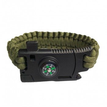 Braided Bracelet Men Women Paracord Outdoor Survival Bracelet Multifunction Camping Rescue Emergency Rope Bangles Compass Knife