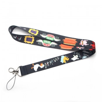 P3086 Dongmanli Friends TV Show Lanyard Badge ID Lanyards/ Mobile Phone Rope/ Key Lanyard Neck Straps Accessories