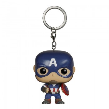 Pop Toys Keychain Marvel Captain America Iron Man Groot Key Ring Kids Wonder Women Key Chain Bag Pendant Jewelry SP1470
