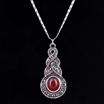 Moda 3PCS/SET Women Jewelry Tibetan Silver CZ Crystal Chain Pendant Necklace Earrings Set Round Moda Jewelry sets