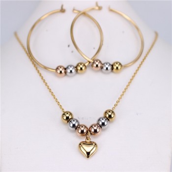 MGUB New stainless steel beads (earrings necklace) manual suit 4 options Earrings free choice 30mm-70mm Free shipping
