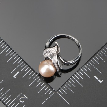 Natural Pearl Silver 925 Bridal Jewelry Sets Women Jewellery With Zircon Pearls Set of Earrings Pendant Necklaces Ring Gift Box