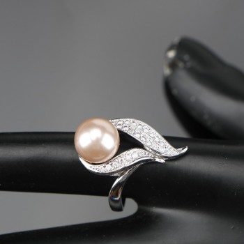 Natural Pearl Silver 925 Bridal Jewelry Sets Women Jewellery With Zircon Pearls Set of Earrings Pendant Necklaces Ring Gift Box