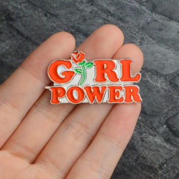 Feminism Liberalism Hurray ! Womens Feminist Motivational Female Red Rose Girl Power Uterus I Do What I Want Enamel Brooch Pin