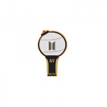 Kpop Fandom Metal Badge Pin Bangtan Army Blackpink EXO GOT7 SEVENTEEN TWICE WANNA ONE Lightstick and Logo Design Pin back