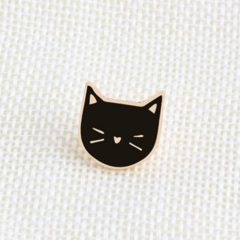 2 Pcs / Set Hot Cartoon Cute Cat Animal Enamel Brooch Pin Badge Decorative Jewelry Style Brooches For Women Gift